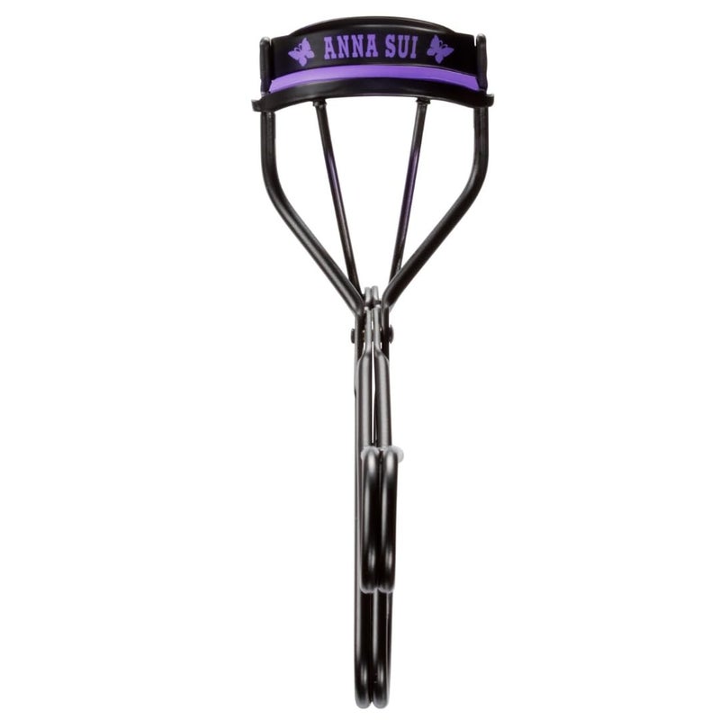 ANNA SUI Eyelash Curler N - Lifts & Curls Lashes for Perfect - Stylish Black with Purple Butterfly Motif - Image 2