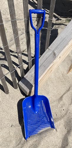 Sand Dipper Treasure Shovel Digger Sifter Tough Plastic Shovel for Beach Chicken Coop Poop Goat Stall Cleaning and Backyard Barns
