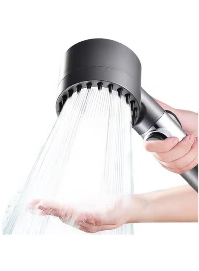 High Pressure Shower Head, 3 Modes Adjustable Shower Head, Anti-Limescale Massage Shower Head with Water Stop, Water-Saving Shower Head  - Image 5