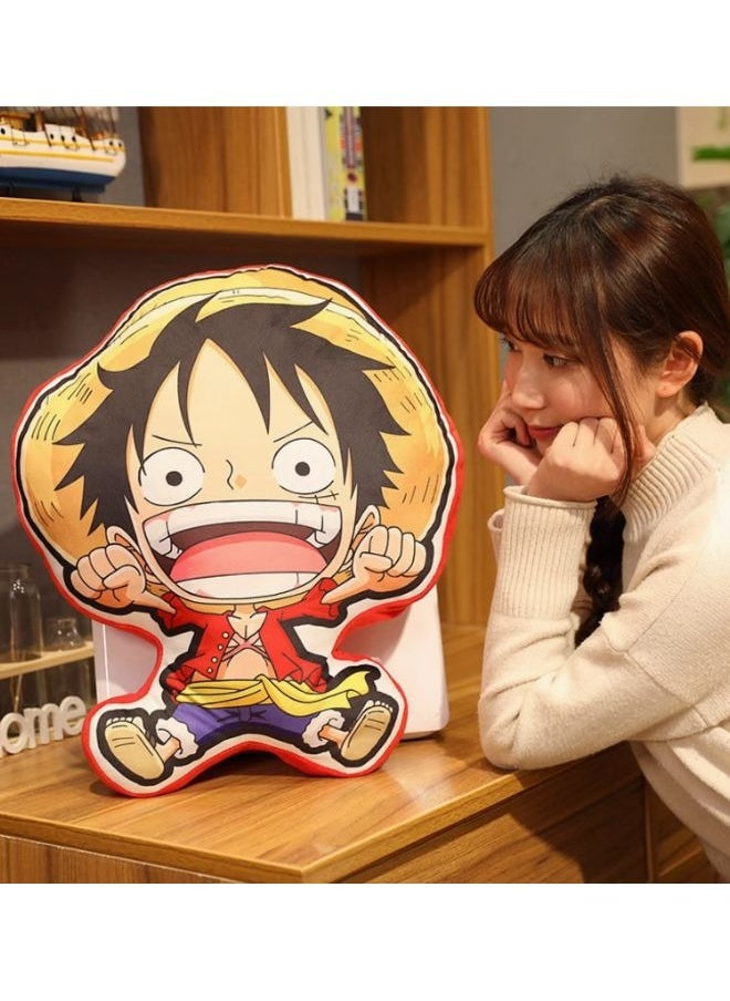 One Piece One Piece 30cm pillow cute Anime doll toy Luffy soft and comfortable cushion  - Image 2