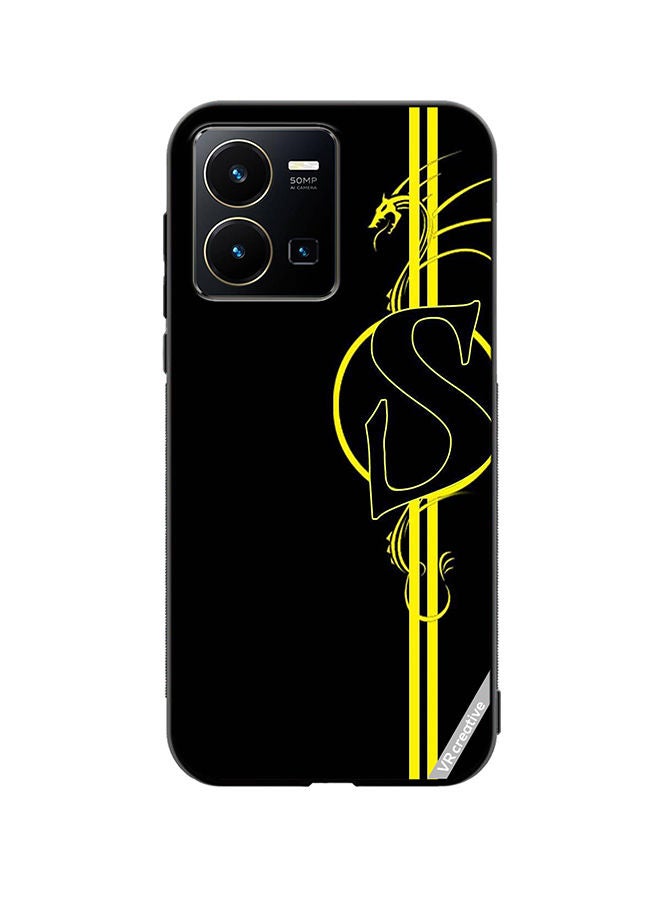 Protective Case Cover For Vivo Y35 Letter S Design Multicolour