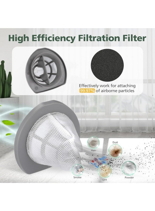 isinlive 8 عبوة فلتر بديل 2033 متوافق مع مكنسة بيسيل فيذر وايت خفيفة الوزن بدون كيس 20331، 20333، 20334، 20336، 20339، 2033M، 8 فلتر شبكي 8 فلاتر رغوية، استبدال رقم #1611508 - Image 5