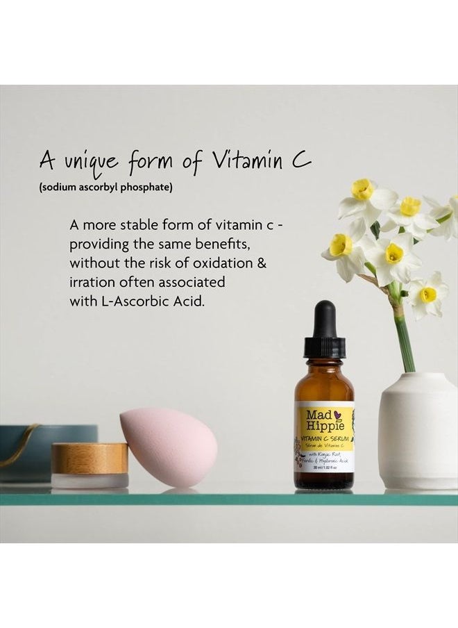 Mad Hippie Vitamin C Serum for Face with Hyaluronic Acid, Vitamin E & Ferulic Acid - Vitamin C Face Serum for Women/Men, Skin-Brightening Serum, 1.02 Fl Oz (Pack of 2)  - Image 2