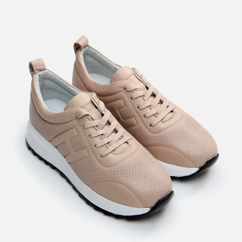 Hotiç 01AYH294640A450 GENUINE Leather Mink Women's Sports Shoes