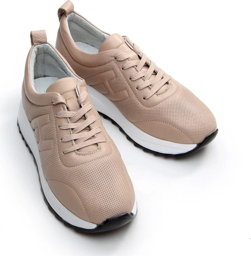 Hotiç 01AYH294640A450 GENUINE Leather Mink Women's Sports Shoes