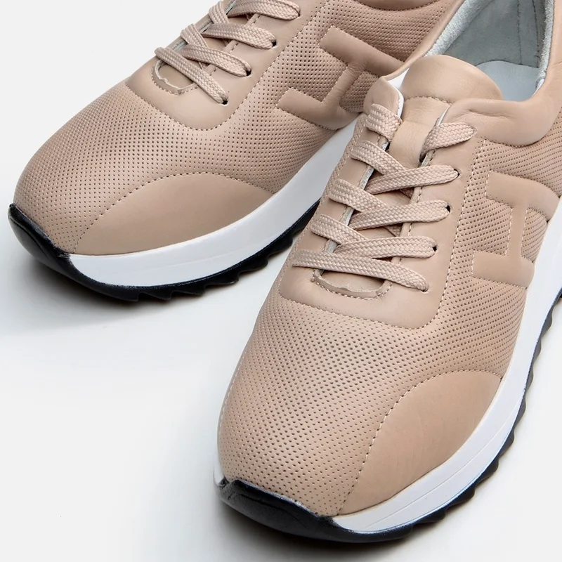 Hotiç 01AYH294640A450 GENUINE Leather Mink Women's Sports Shoes