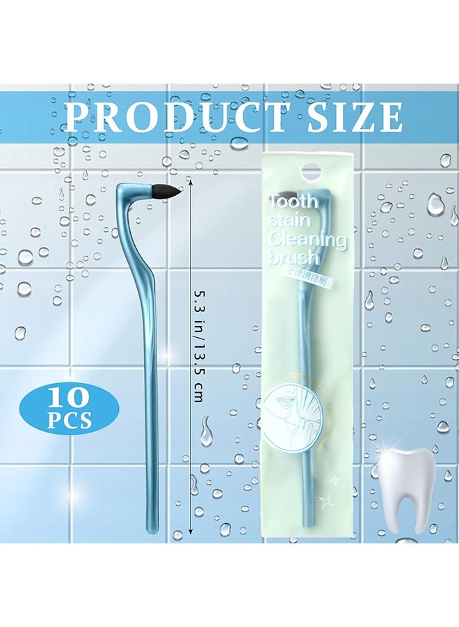 إم إكس إن فرشاة تنظيف البقع 10 PCS، محفز اللثة أدوات الأسنان، بقع الشاي أدوات العناية بالفم فرشاة تنظيف بقع الأسنان - Image 2