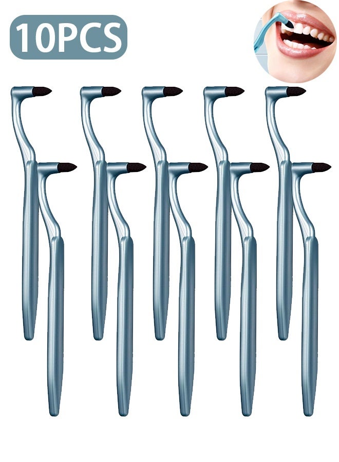 إم إكس إن فرشاة تنظيف البقع 10 PCS، محفز اللثة أدوات الأسنان، بقع الشاي أدوات العناية بالفم فرشاة تنظيف بقع الأسنان - Image 1
