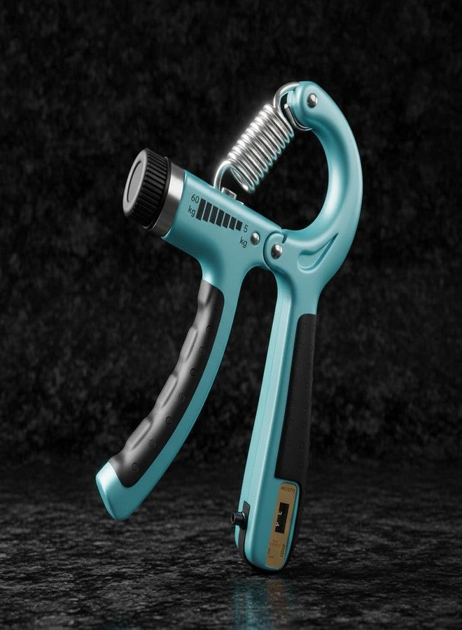AQUACARE Adjustable Hand Grip Strengthener with Counter (5-60 kg) | Hand Gripper for Men & Women | Forearm, Finger & Wrist Exercise Equipment for Gym & Home Us - Image 2