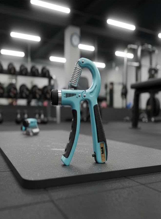 AQUACARE Adjustable Hand Grip Strengthener with Counter (5-60 kg) | Hand Gripper for Men & Women | Forearm, Finger & Wrist Exercise Equipment for Gym & Home Us - Image 3
