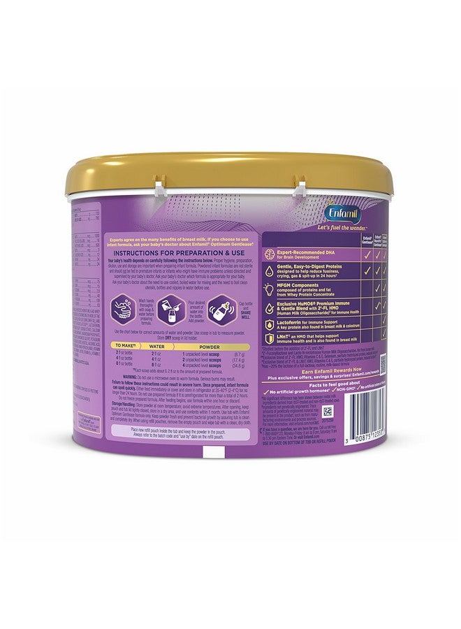 Enfamil Optimum Gentlease Baby Formula, Our Closest Formula to Breast Milk For Fussiness, Crying, Gas & Spit-up, Immune-Supporting Lactoferrin also found in Breast Milk, 19.5 Oz - Image 4
