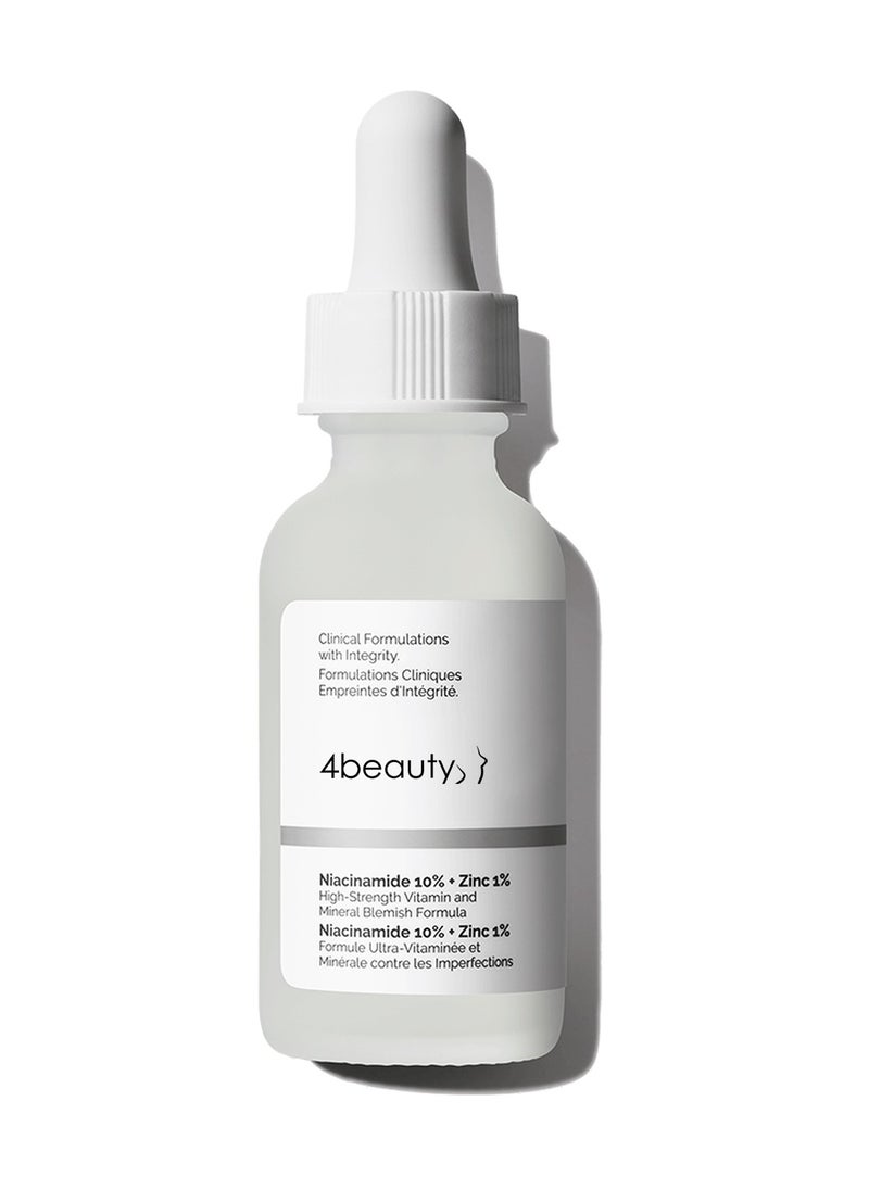 4Beauty - Niacinamide 10Percent And Zinc 1Percent Clear 30ml - Image 1