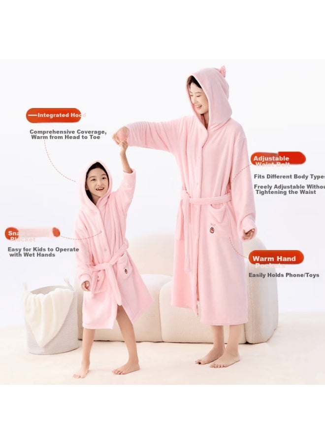 Potatokids Kids Hooded Bathrobe Quick-dry Absorbent Antibacterial Wearable Cloak Towel For Boys And Girls Ages 7+ - Image 4