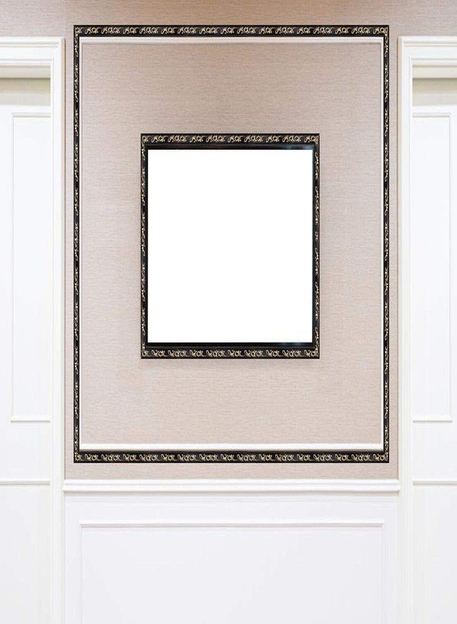 Primst 118 inch Flexible Molding Trim Self Adhesive, 3D Waterproof Crown Molding Ceiling Molding, Wall Lines Wallpaper Border for Home Decor (Black+Gold) - Image 4