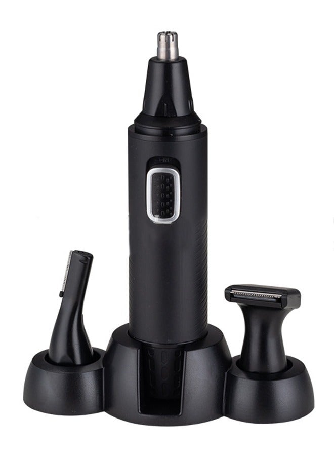 Nose Hair Trimmer for Men Rechargeable 3-in-1 Versatile Nose Trimmer Professional Painless Hair Trimmer for Ear Beard Facial Trimmer for Men, Wet or Dry Use,Dual Edge Blades - Image 1