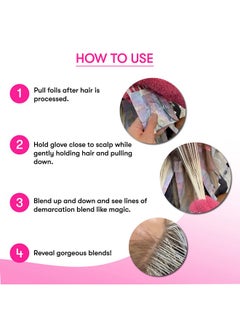 framar Bleach Blender Microfiber Gloves Hair Dye Gloves Pink Gloves For Hair Salon Supplies Fuzzy Gloves Reusable Gloves For Cleaning Microfiber Mitt For Hairstylist Supplies Hair Color Gloves  - Image 5