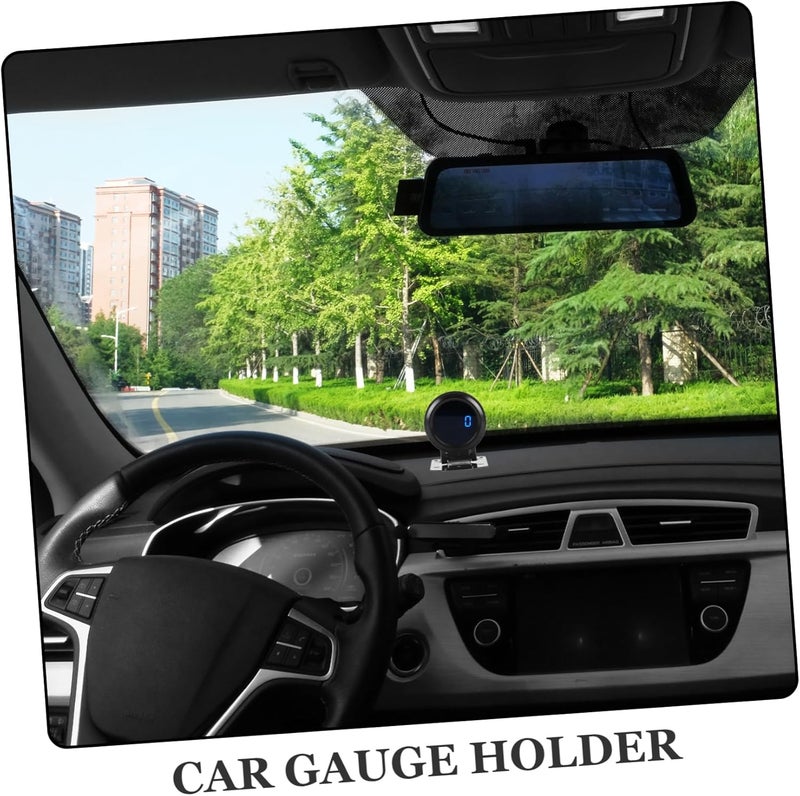 Car Dash Gauge Mount Holder Single Instrument Bracket for Automotive Gauges Sturdy Design for Unobstructed Driving View Adds Elegance to Vehicle Interior - Image 4