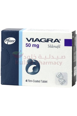 VIAGRA 50 mg 4 Film-Coated Tablets