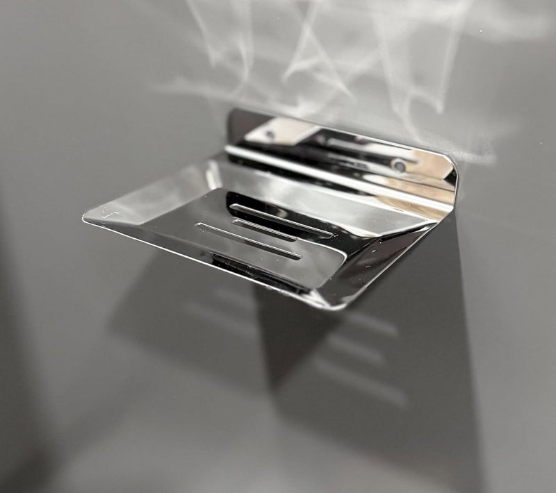 KYMIO Stainless Steel Soap Dish Holder for Bathroom & Kitchen | Wall Mounted Rust-Proof Soap Tray with Drainage | Modern Space-Saving Soap Stand for Shower, Sink, Wash Basin & Countertop - Image 5