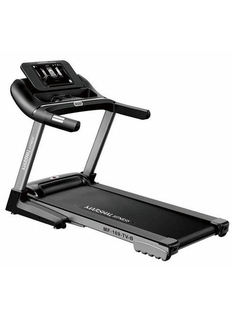 MF-169-TV-B 10.1" Touch Screen Display Low Noise 3.5 HP DC Motor Foldable Treadmill With Wifi Connectivity For Home Use