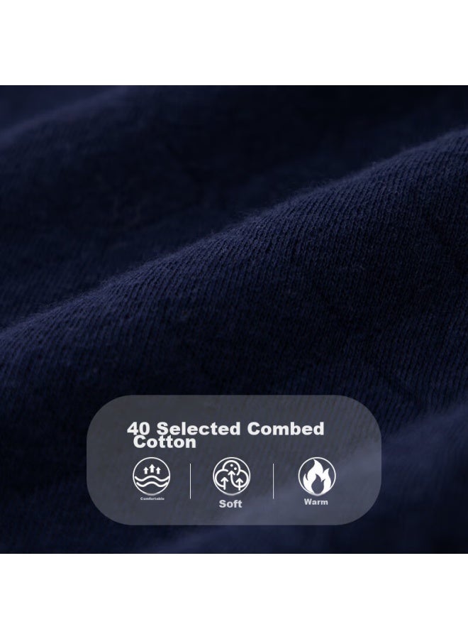 Your Sun Yiershuang Autumn And Winter Anti-mite 7a Antibacterial 100% Cotton Thermal Underwear Set For Men, Autumn Pants - Image 4
