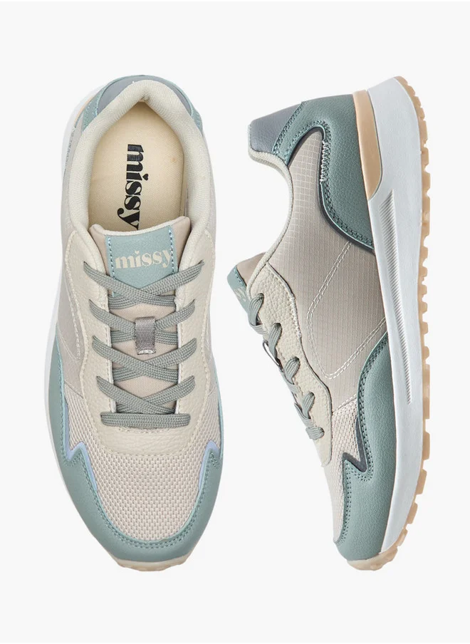 ميسي Flyknit Textured Sneakers with Lace-Up Closure