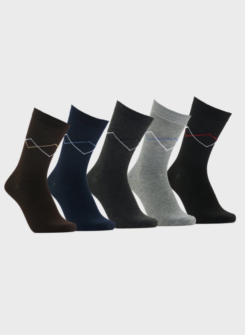 Seventy Five Basics 5 Pack Of Socks - Image 1