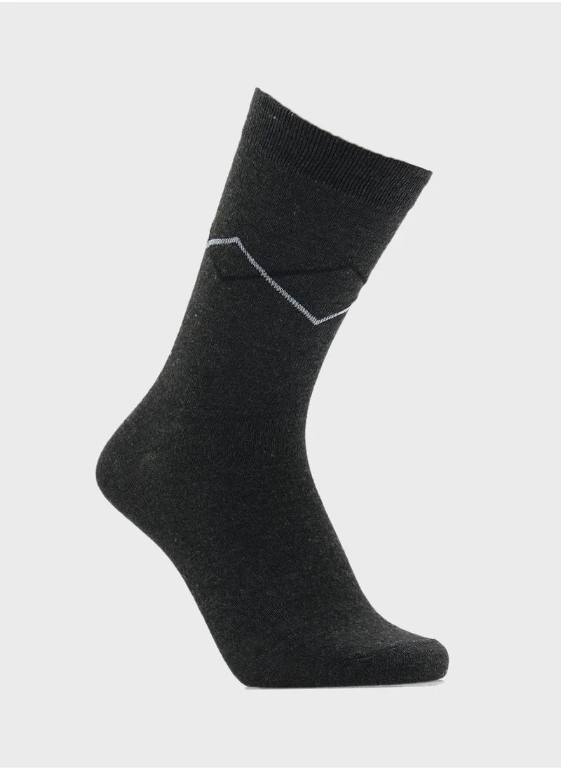 سفنتي فايف بيسيكس 5 Pack Of Socks