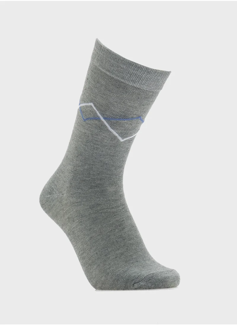 سفنتي فايف بيسيكس 5 Pack Of Socks