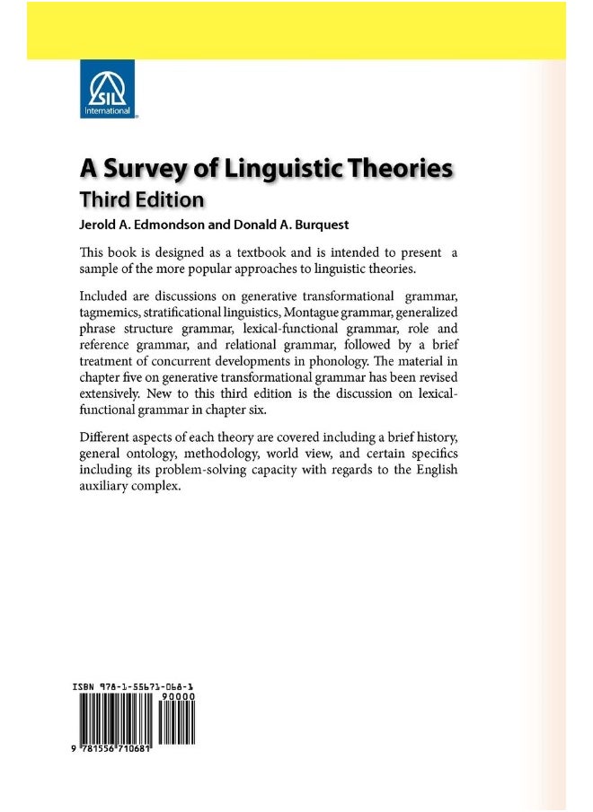 A Survey of Linguistic Theories, 3rd Edition  - Image 2