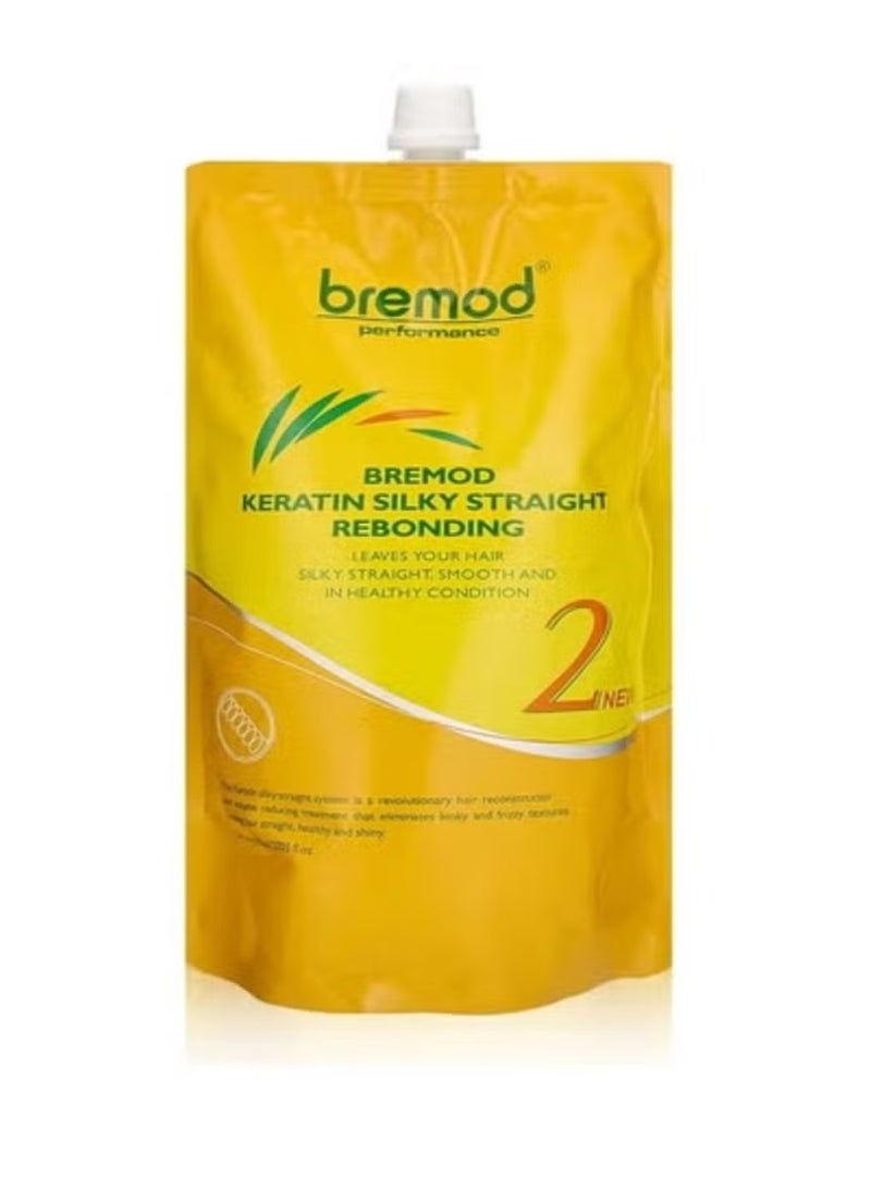 رقم 2 كيراتين حريري مستقيم ريبوندينغ 800 مل