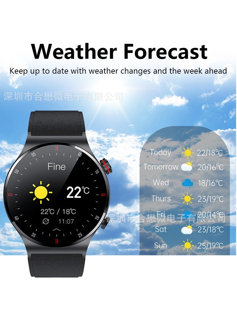 AROAQ Smart Watch, Waterproof Sport Activity Tracker Watch, Bluetooth Touch Screen Health Tracker Watch, Blood Pressure Oxygen Bluetooth Calling Wrist Watch, (Silver) - Image 3