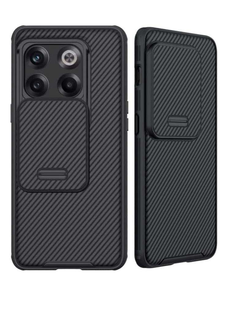 Nillkin Oneplus Ace Pro, Oneplus 10T CamShield Case Slim Cover with camera protection shield Cover For Oneplus Ace Pro, Oneplus 10T 5G Black