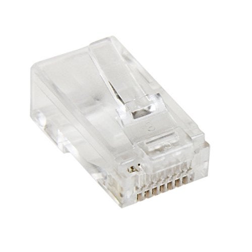 StarTech.com Cat5e RJ45 Stranded Modular Plug Connector - 50 Pkg - Bulk Cat 5e Plugs - 50x RJ45 Ends (CRJ4550PK) - Image 5