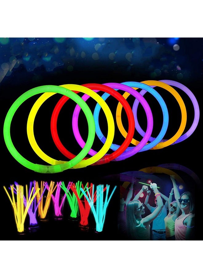 Party Hour - Party Hour Pipe Glow In The Dark Party Favors Glow Stick Sensory Kids Toy Stress Relief Light Up Pop Fidget Tubes Happy Birthday Decoration for Girls Boys (Glow Sticks) - Image 1