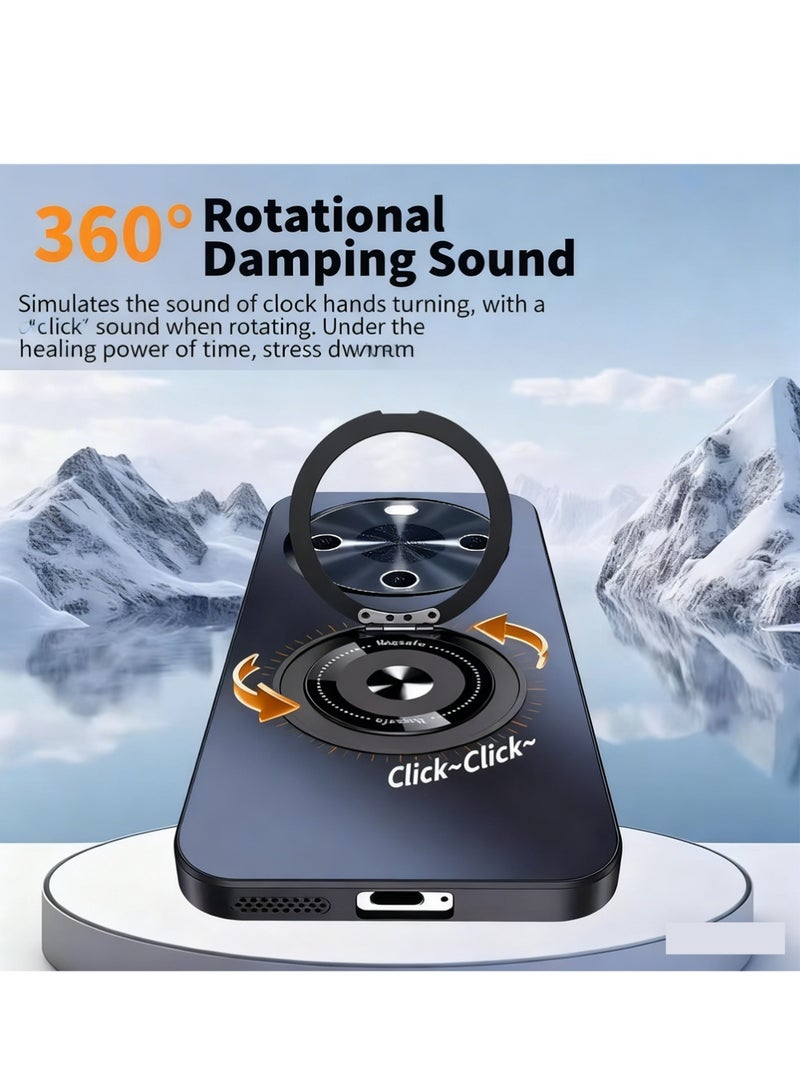 X-level Compatible with Honor x9d mobile phone case abrasive coating 360 ° rotating bracket with lens protection - Image 2