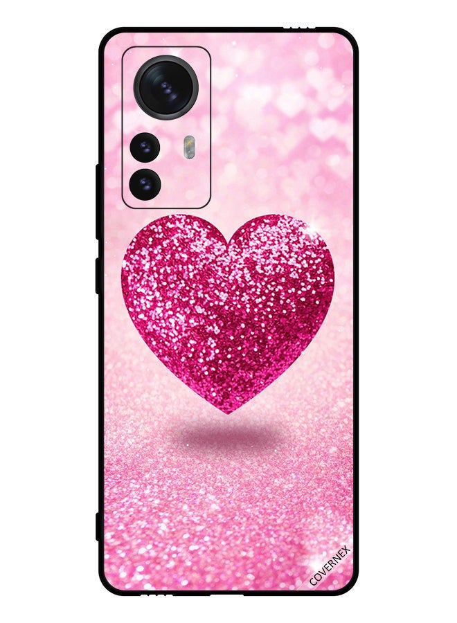 Covernex Protective Case Cover For Xiaomi 12 Pro Soft Glitter Heart - Image 1