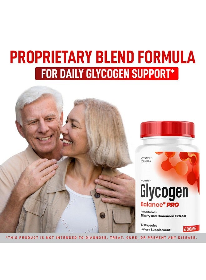 LIVORKA (2 Pack) Glycogen Balance Pro Capsules, Official GlycogenBalance Pro Premium Formula Supplement Pills, Advanced Vitamin Support Natural Formula for Wellness & Overall Health, 60 Capsules for 2 Months - Image 3