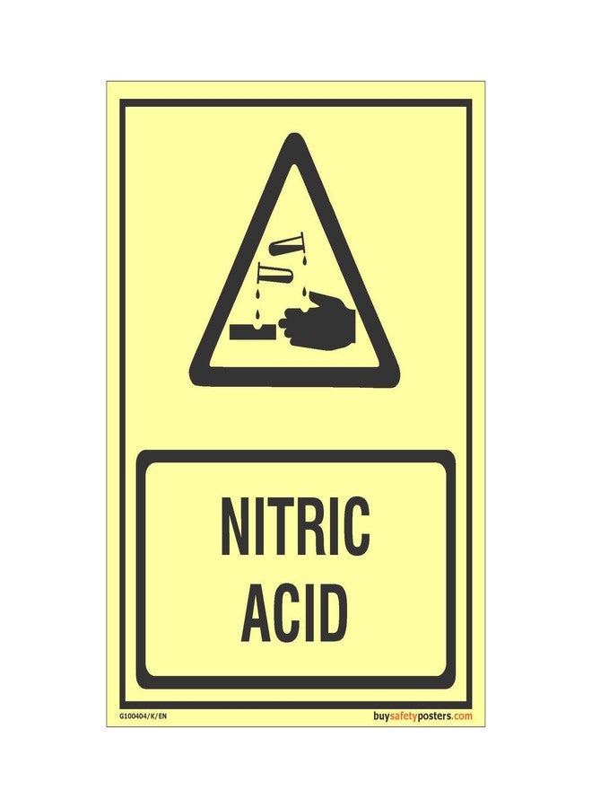 buysafetyposters.com - لافتة مضيئة بحمض النيتريك - لوحة شمسية مضيئة في الظلام - (375 مم × 250 مم) - Image 1