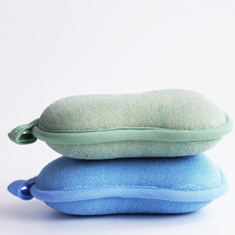 Baby Bath Sponge: Natural Bamboo Material, Ultra-soft Gentle Touch - Quick Water Absorption, Anti-bacterial Baby Wash Sponge for Newborn Infant Bath Care - Image 4