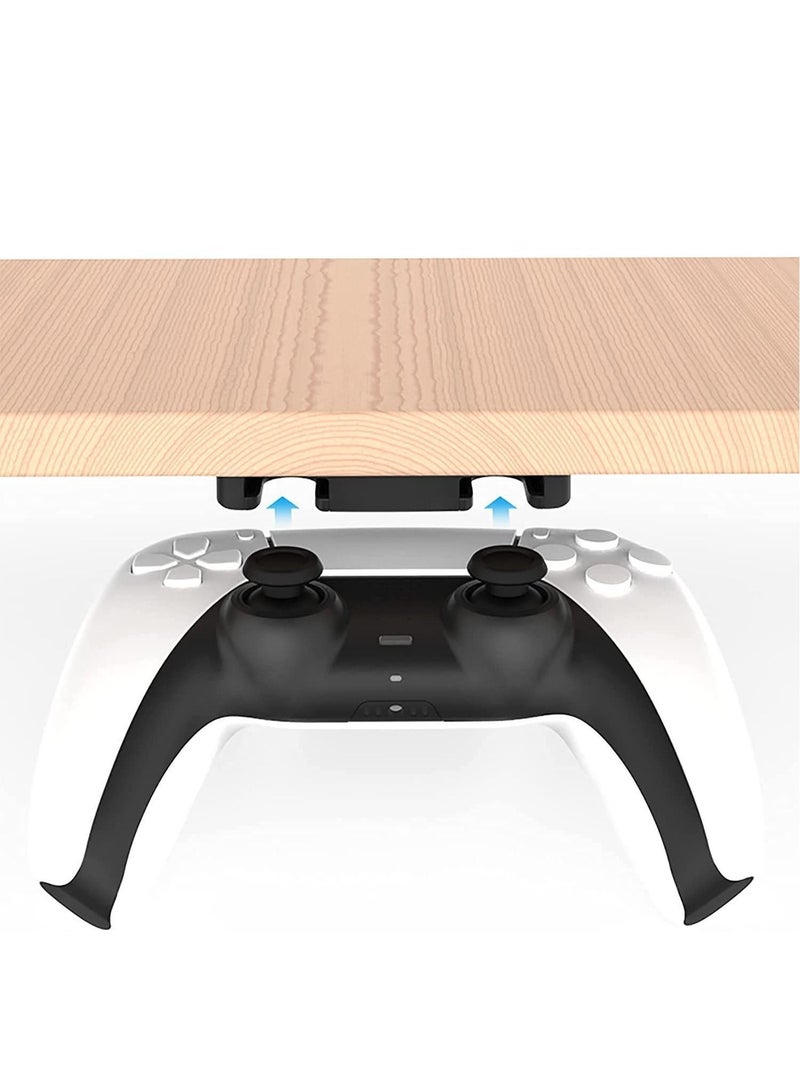 Controller Table Stand for PS5 PS4 Under Desk Mount DualSense DualShock 4 Holder Organize and Management - Image 2