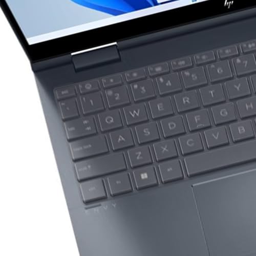 Oaky Keyboard Cover Compatible with HP Envy x360 13-bfxxx Series and HP Pavilion 14-EC/14-DV Series... Keyboard Protector Skin - TPU Clear - Image 3