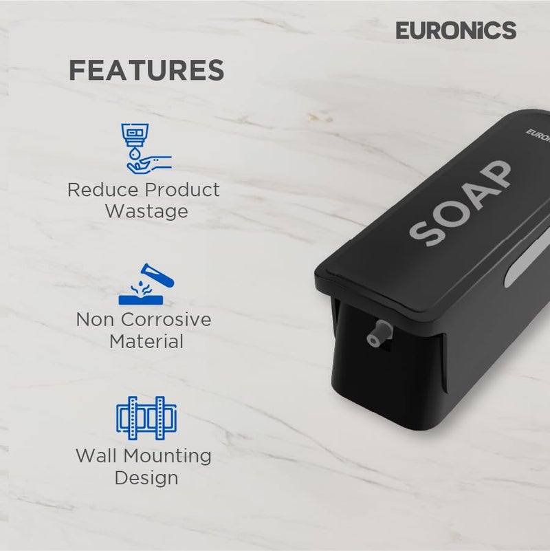 Euronics 300 ml Liquid Soap Dispenser for Bathroom Offices Wall Mounted BEA51 - Image 5