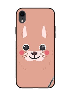 VR CREATIVE Protective Case Cover For Apple iPhone XR Lama Cartoon Face Design Multicolour  - Image 1