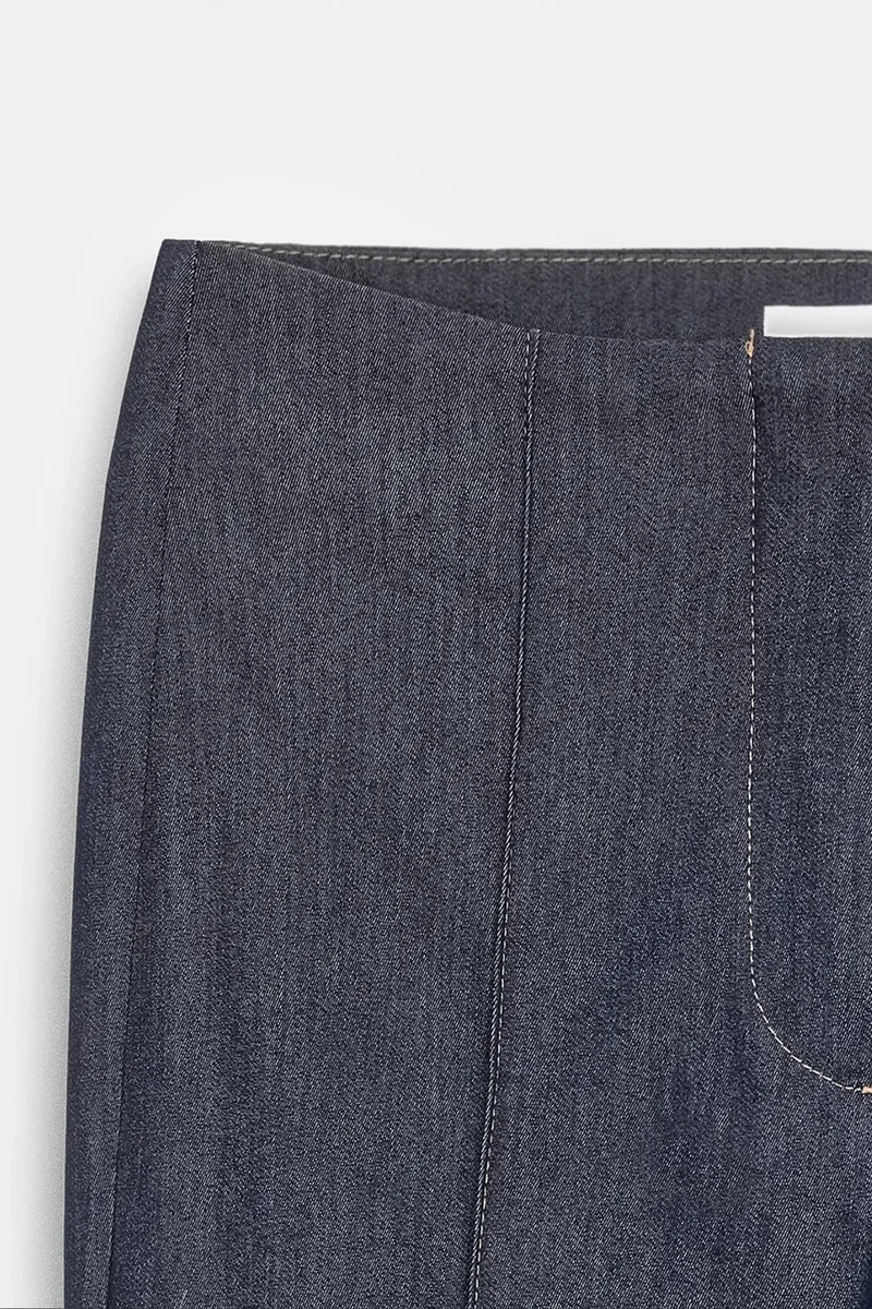 Dilvin Dark Blue Denim DILVIN Women's Pants for Women | Best Price UAE