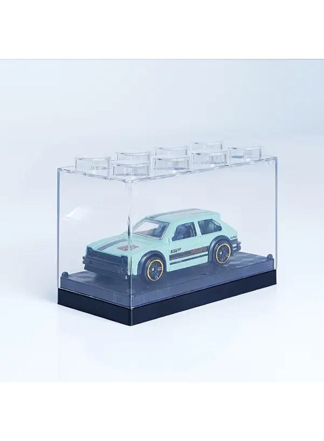 1 64 نموذج سيارة سبور مصنوع من سبائك السيان، لعبة بمقصورة محرك وأبواب قابلة للفتح - Image 5