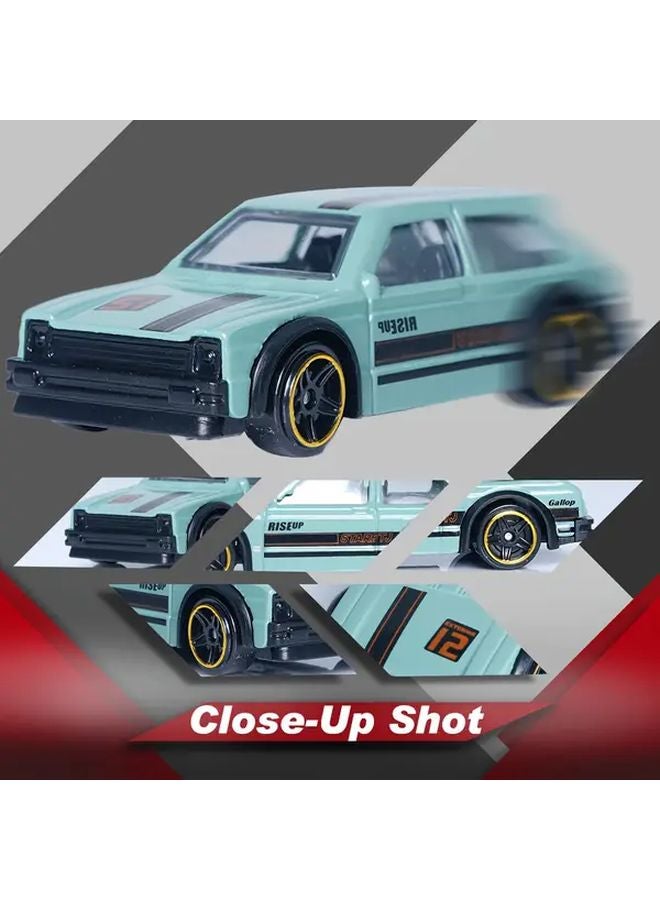 1 64 نموذج سيارة سبور مصنوع من سبائك السيان، لعبة بمقصورة محرك وأبواب قابلة للفتح - Image 1