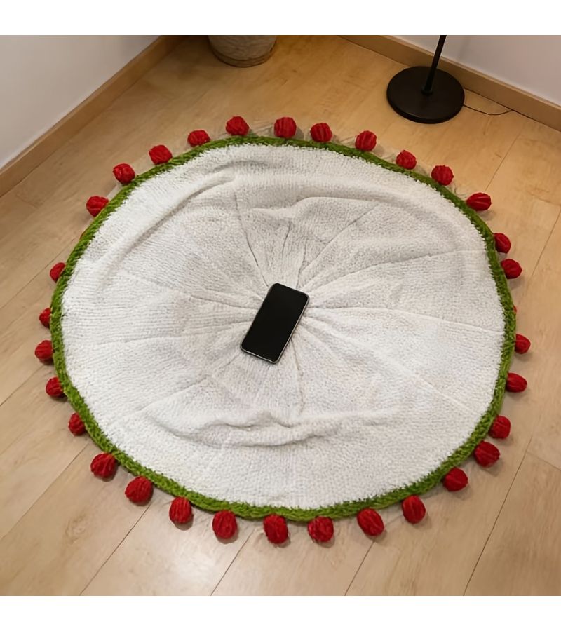 Red Rose Bouquet Blanket 31.5 Inch Valentine's Day Gift - Image 1
