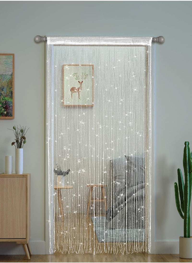 Beaded Tassel Crystal Bead Curtain, Partition Door Curtain Beaded Curtain Screen Panel Home Decor Partition for Cave Room Room Beauty Salon Bedroom New Room Hotel Decoration Width 1m Height 2m - pzsku/Z70D83CA47940C6C09EBDZ/45/_/1716203864/aa90bed4-01e7-4c9c-bd27-d07ec3f66279