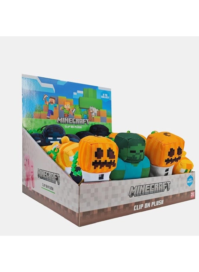 Minecraft Clip-on Plush Assortment - Image 1